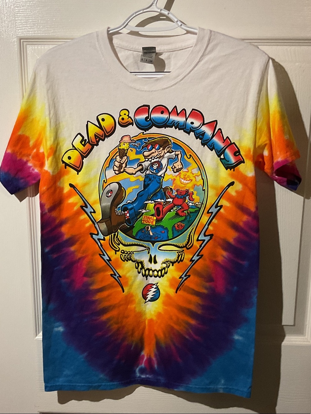 Dead & Company Official Final Tour 2023 Ice Cream Man Tie-Dye Tee